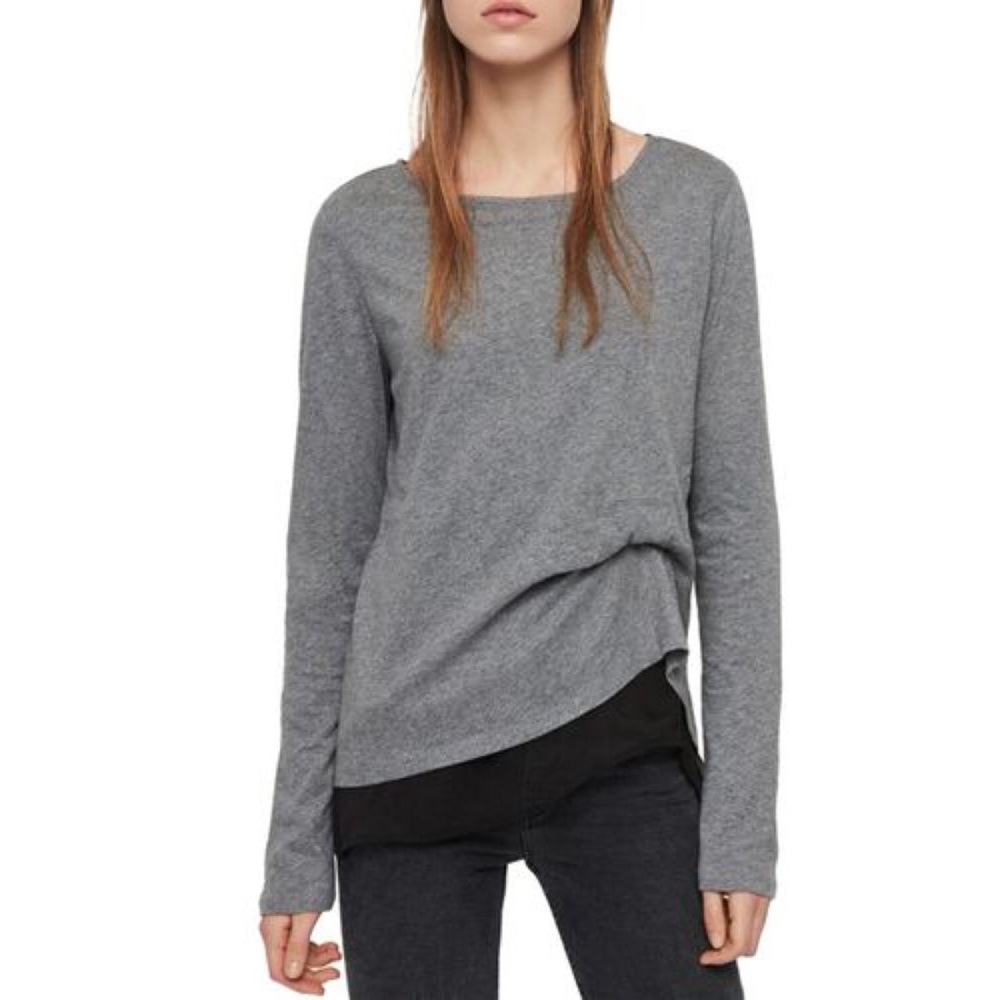 AllSaints Bev Mira Gathered Tee